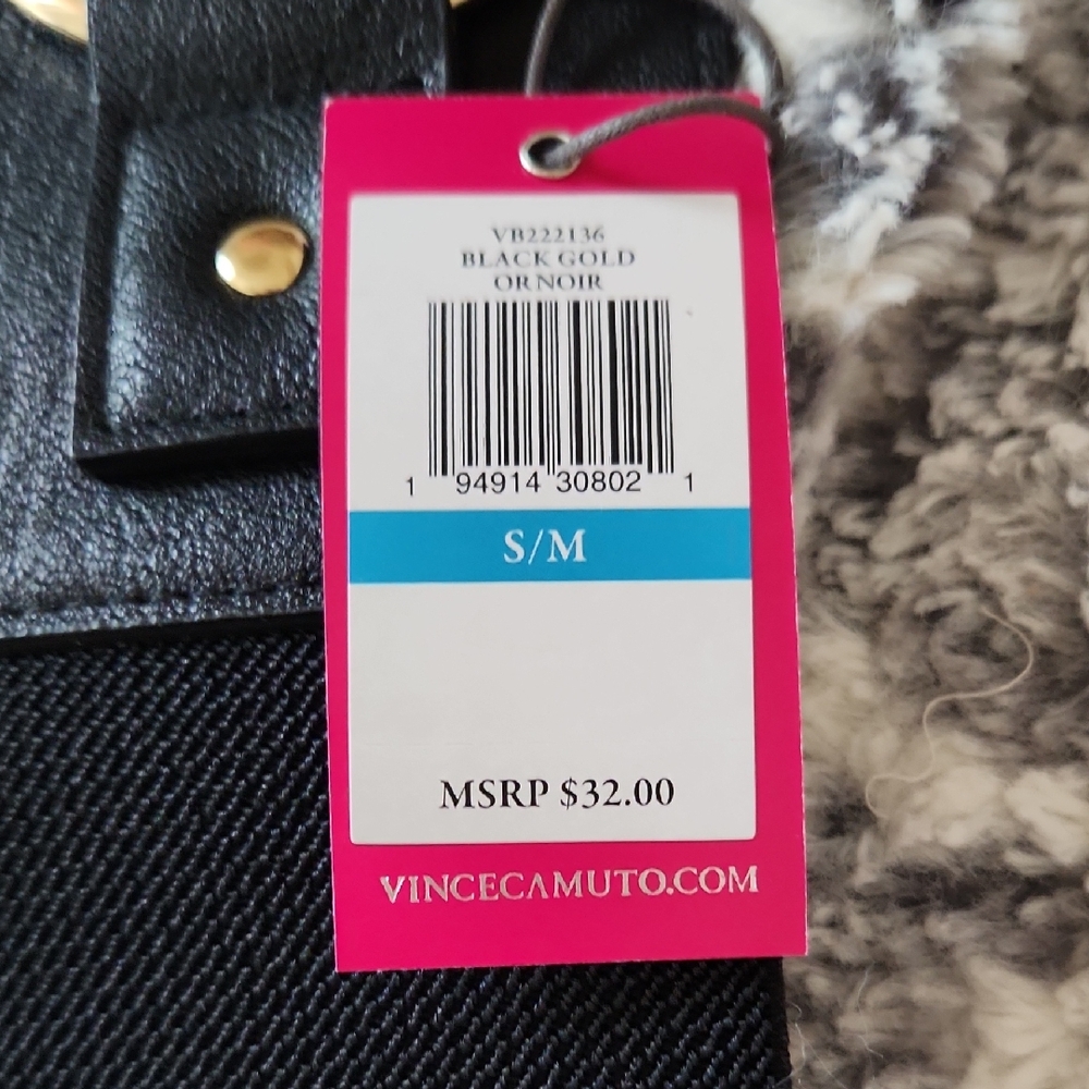 Vince Camuto Black and Gold Accessory